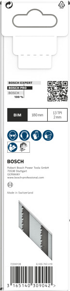 Bosch 2608636335 / T 718 BF BiM Decoupeerzaagblad Flexible - Sandwich Materiaal (3st) - Detailed view of the product