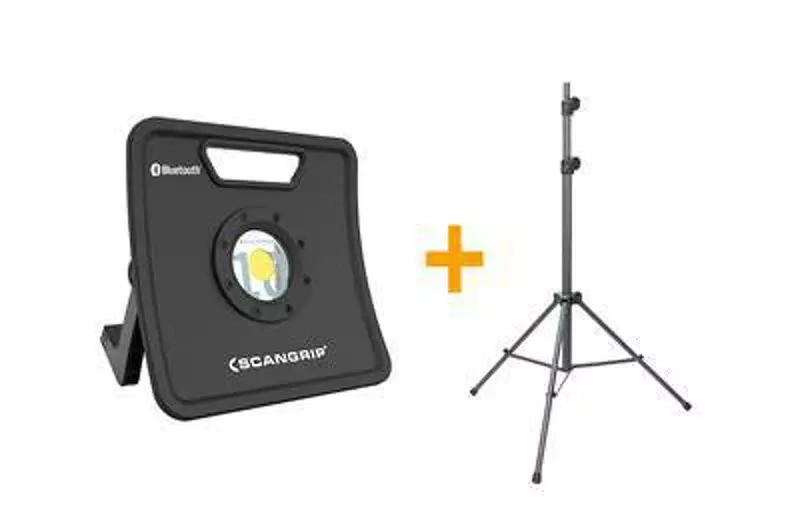 Scangrip 49.0216 Nova 12K LED Bouwlamp Dimbaar Incl. Statief - 10000Lm