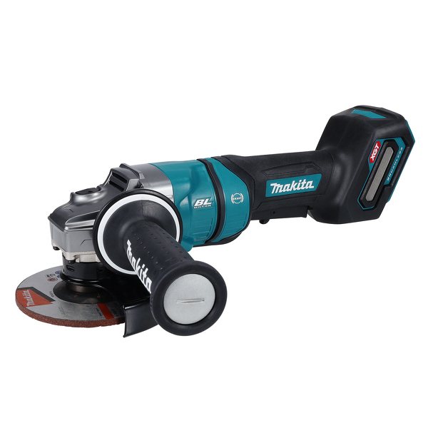 Makita GA050GT101 XGT 40V Accu Haakse Slijper Set In Mbox - 125mm - Veiligheidsschakelaar - Detailed view of the product