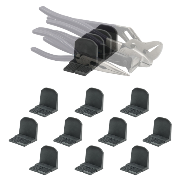 StealthMounts DHSP-PL-10 Drawer Hive Tangenhouder Voor Ladekast - Zwart - 10 Stuks - Default image for the product