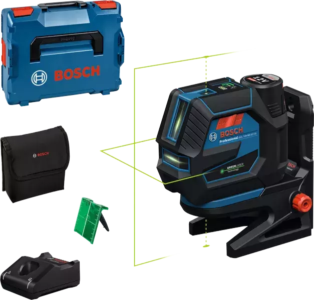 Bosch GCL 12V-50-22 CG 12V Accu Kruislijnlaser Set (1x2.0Ah) In L-Boxx