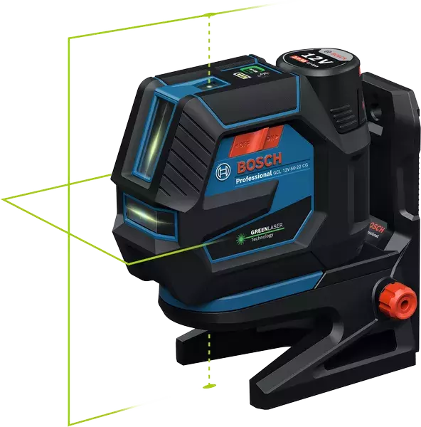 Bosch GCL 12V-50-22 CG 12V Accu Kruislijnlaser Set (1x2.0Ah) In L-Boxx - Detailed view of the product