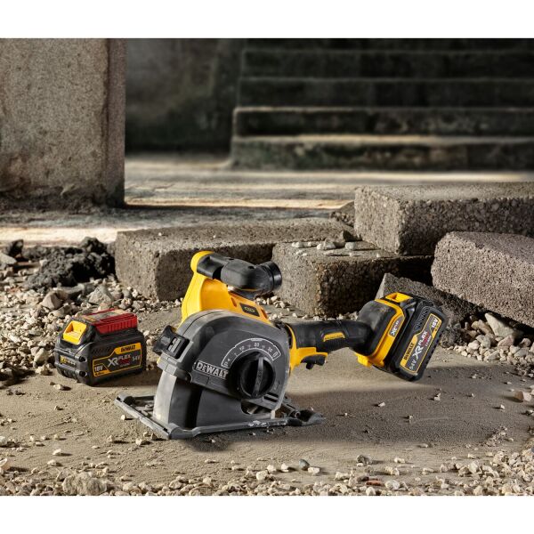 DeWALT DCG200T2 54V Li-ion XR FlexVolt Accu Sleuvenfrees Set (2x 6.0Ah) In TSTAK - 125mm - Detailed view of the product