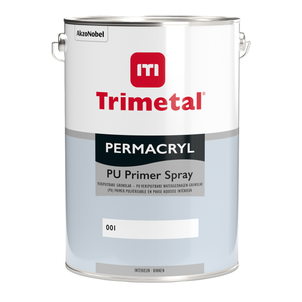 Trimetal Permacryl Pu Primer Spray 5 Ltr Wit