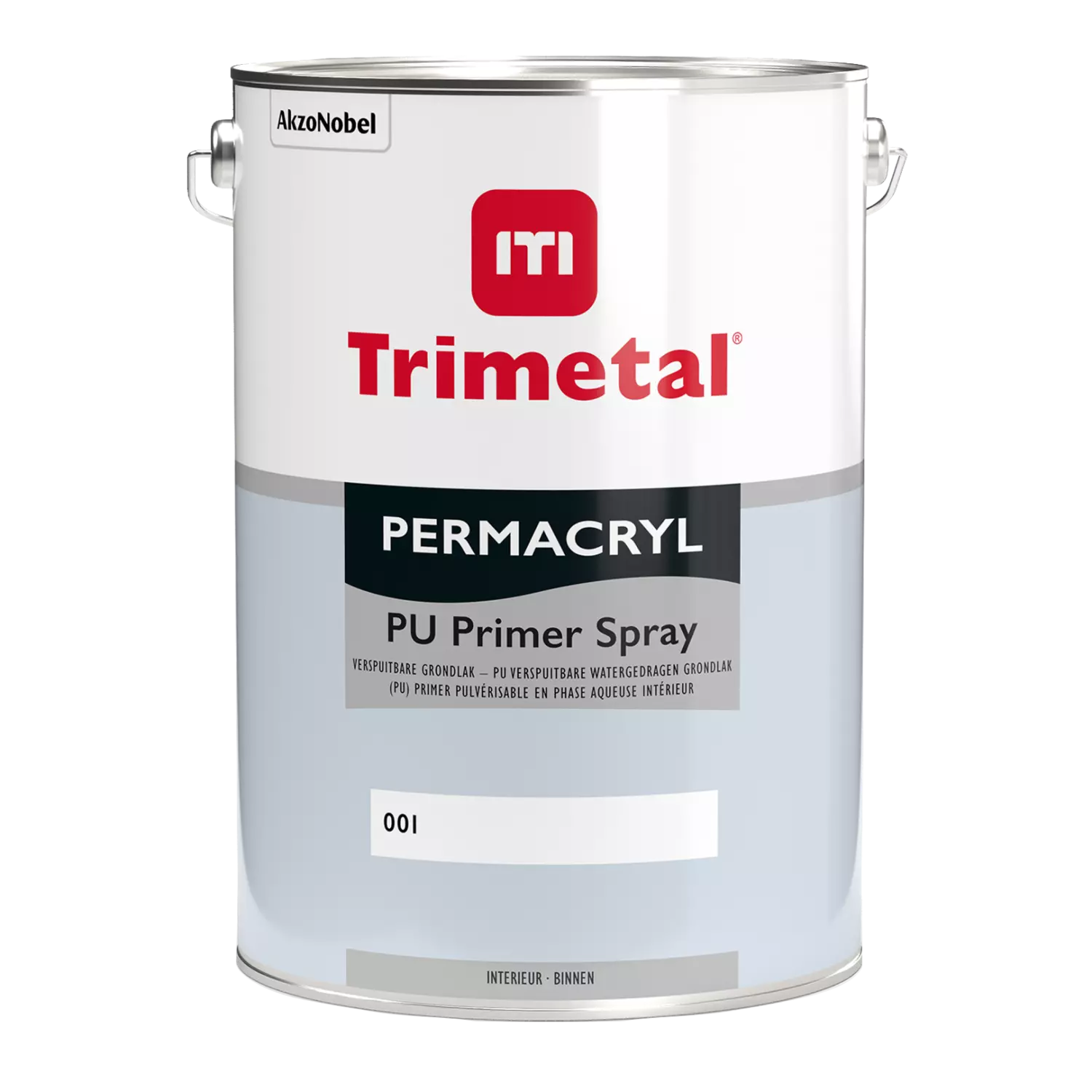 Trimetal Permacryl Pu Primer Spray - Wit - 5L