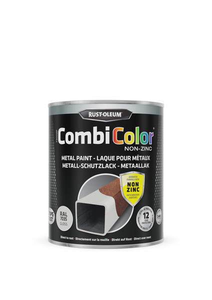 Rust-Oleum Combicolor Hoogglans Zinkvrij - RAL 7035 Lichtgrijs - 0,75L