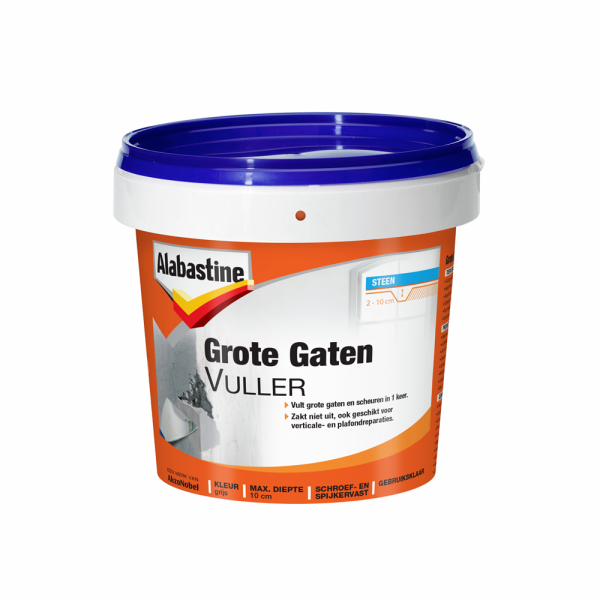 Alabastine Grote Gatenvuller - Pasta - 1L