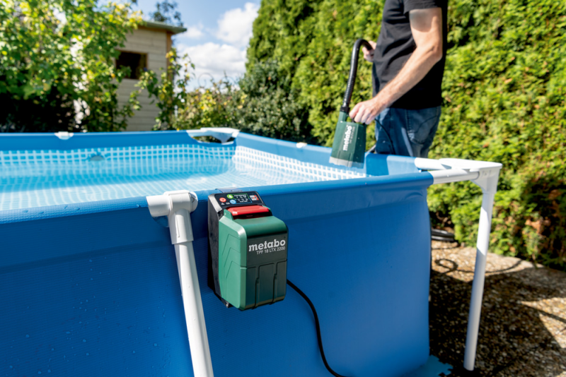 Metabo TPF 18 LTX 2200 18V LiHD Accu Dompelpomp - 2200 L/h - 2,2bar - Detailed view of the product
