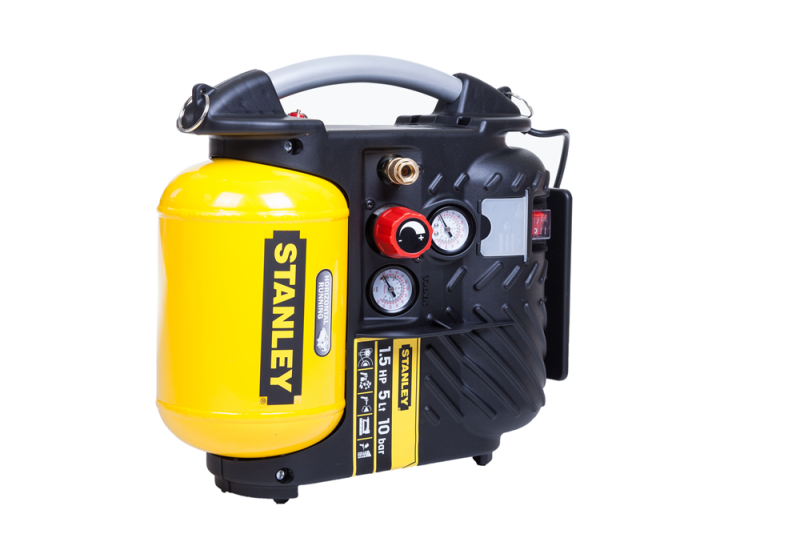 Stanley 8215250STN596 Compressor - DN200/10/5 - Olievrij - 10bar - 1100W - Detailed view of the product