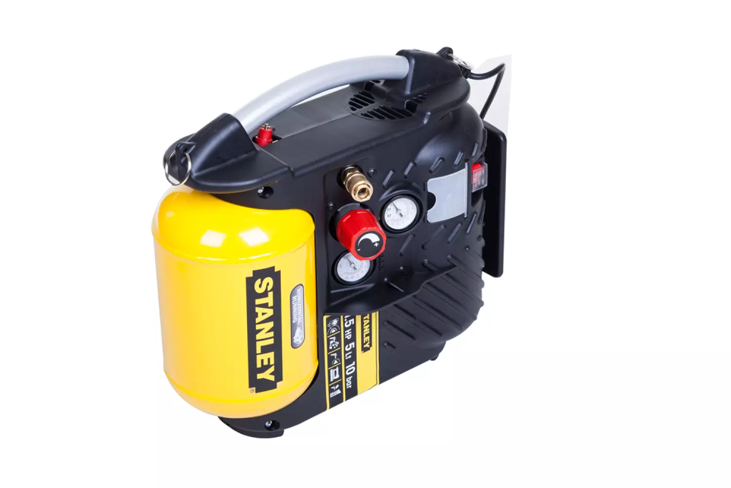 Stanley 8215250STN596 Compressor - DN200/10/5 - Olievrij - 10bar - 1100W thumbnail 4