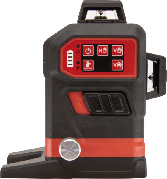 FUTECH Multicross 3D 18VMAX Kruislijnlaser Set Incl. Statief En 18V Batterij Adapter - Groen - 70m - 3 Lijnen - Detailed view of the product