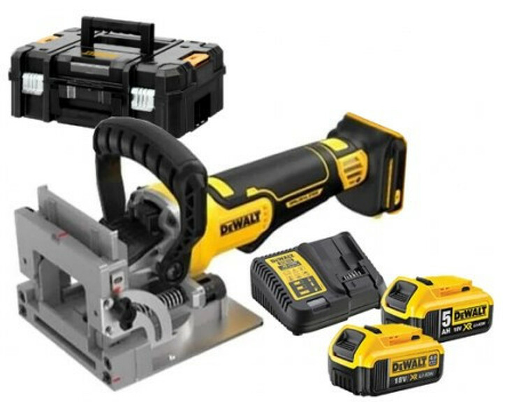 DeWALT DCW682P2-QW 18V Li-ion XR Accu Lamellenfrees Set (2x 5.0Ah) In TSTAK - Koolborstelloos