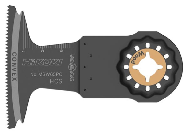 HiKOKI MSW65PC Multitool Blad - Starlock - 65 X 40 X 0,6mm - Hout (1st)