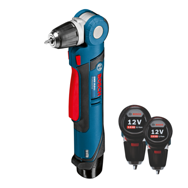 Bosch GWB 12V-10 12V Li-Ion Accu Haakse Boor-/schroefmachine Set (2x 2.0Ah Accu) In L-Boxx afbeelding