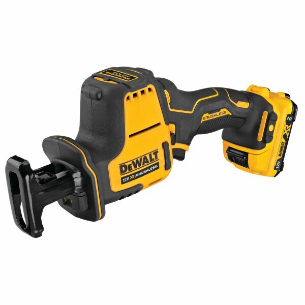 DeWALT DCS312D2-QW 12V Li-ion XR Accu Compacte Reciprozaag Set (2x 2.0Ah) In TSTAK - Koolborstelloos - Detailed view of the product