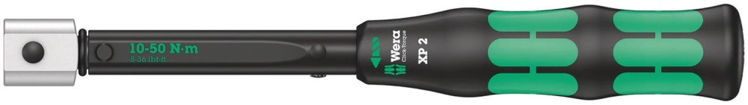 Wera 05075671001 Click-Torque XP 2 Draaimomentsleutel - 10-50 Nm - 9x12 Mm - Vooringesteld