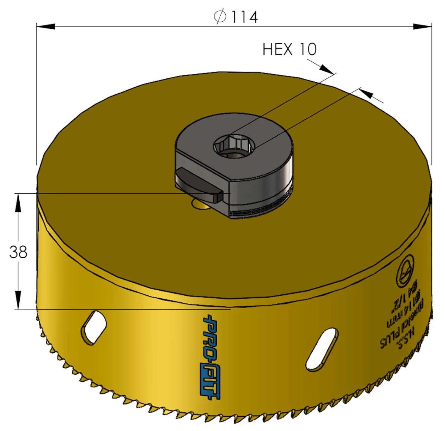 ProFit 09051114 BiMetal Plus Gatzaag 114mm thumbnail 2