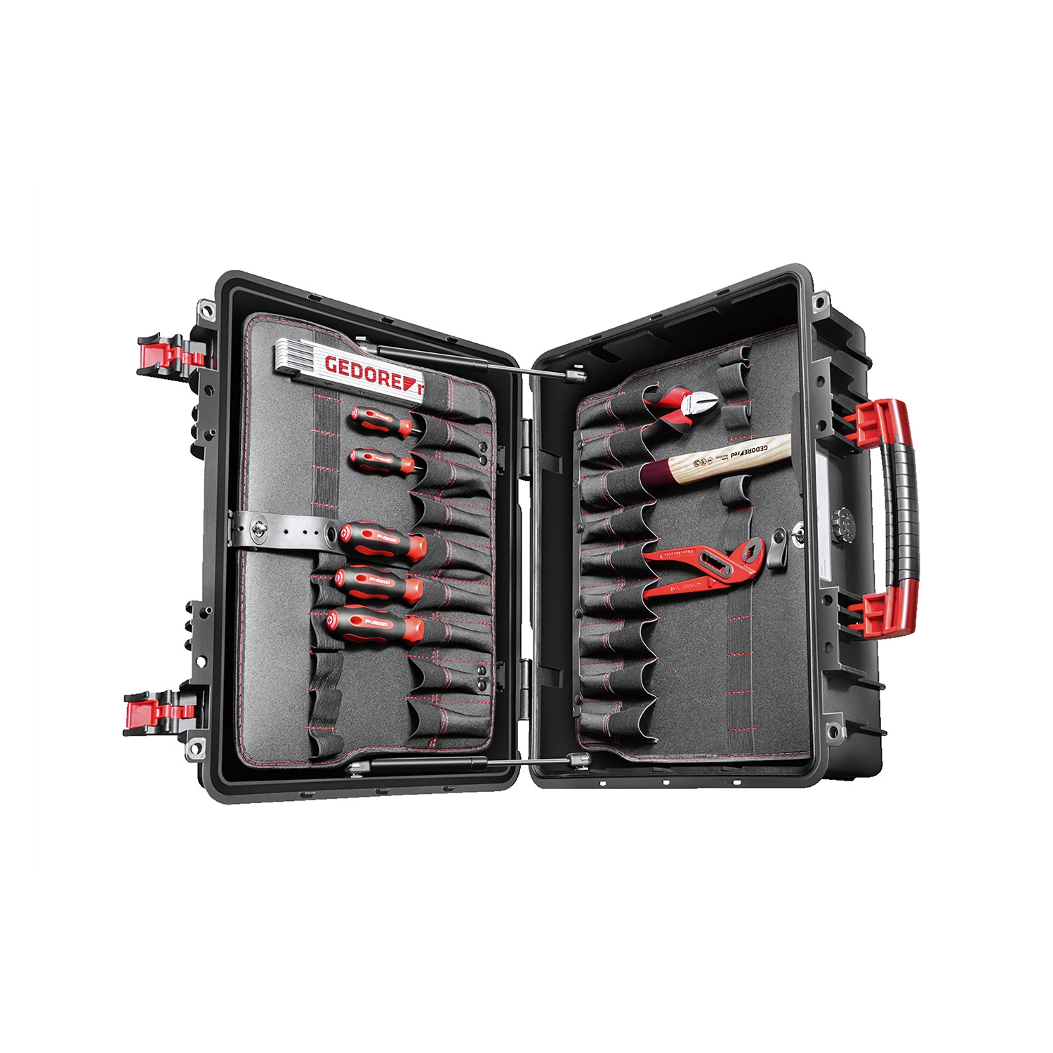 Gedore RED R21652057 AZUBI L Though Case Gereedschapset In Koffer - 56-delig afbeelding