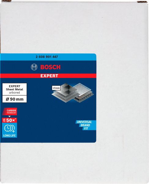 Bosch 2608901447 EXPERT Sheet Metaal Gatzaag - 90mm - Detailed view of the product