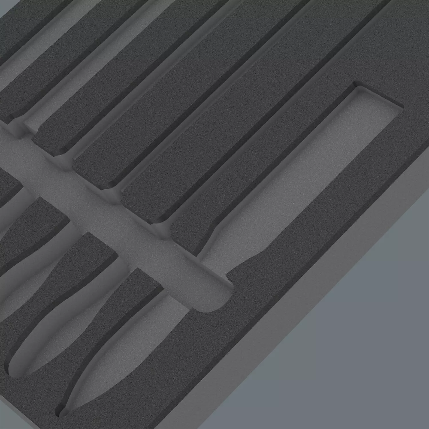 Wera 05137383001 9883 Schuimstof Inlegstuk Pferd Vijlset 1 - Leeg thumbnail 3