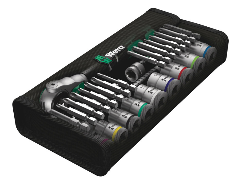 Wera 5004046001 SB 6 29-delige Zyklop Speed Dopsleutelset - 3/8" - Detailed view of the product