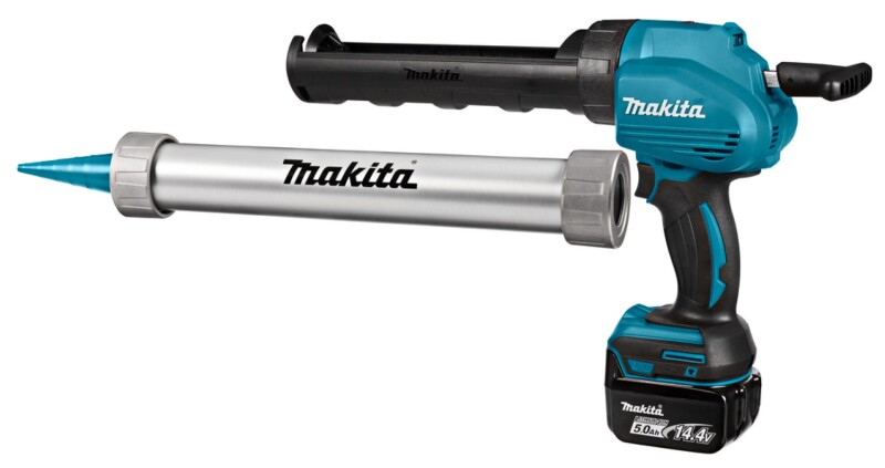 Makita DCG140RTX 14.4V Li-Ion Accu Lijm- En Kitspuit Set (1x 5.0Ah Accu) Incl. Kokerhouder- En Worsthouder In Koffer - Detailed view of the product