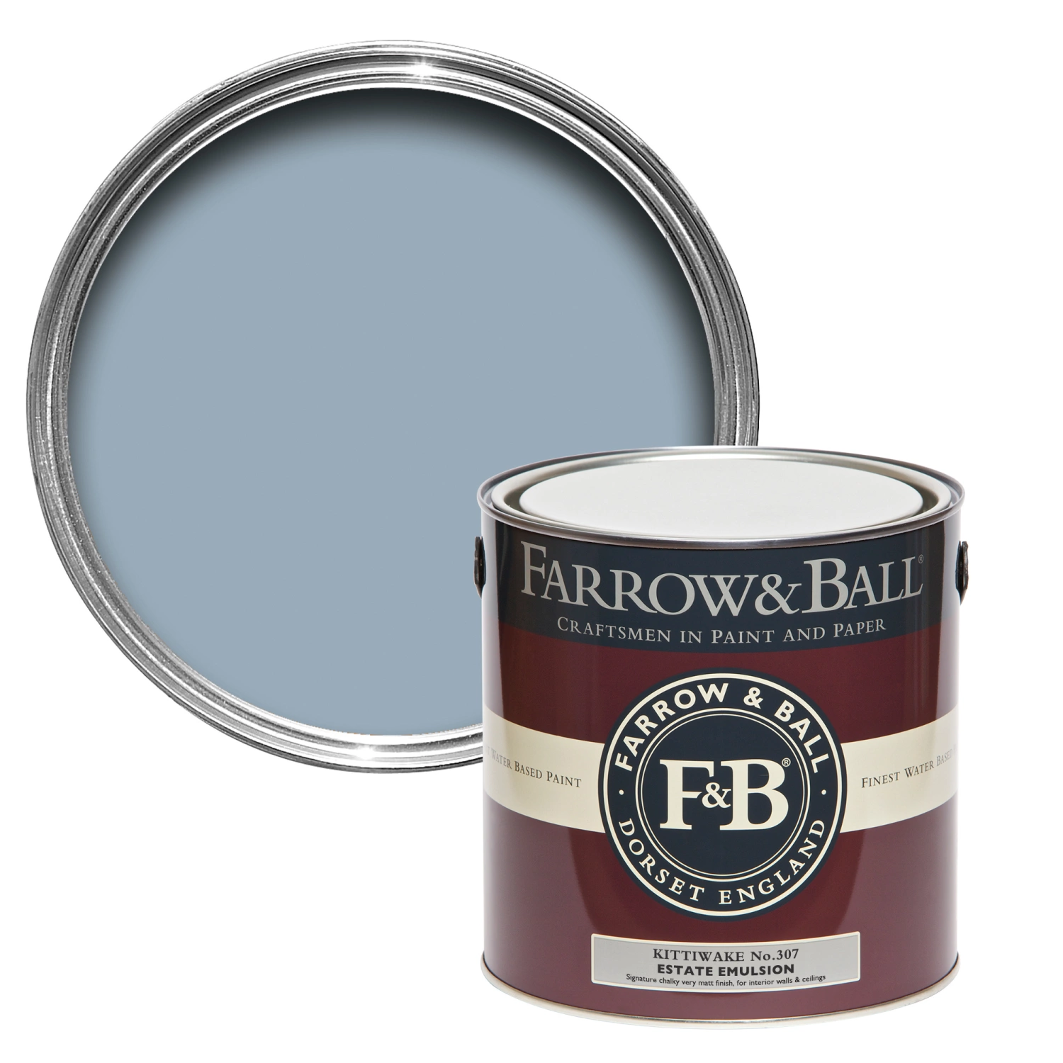 Farrow&Ball Casein Distemper Kittiwake No. 307 - 2,5L