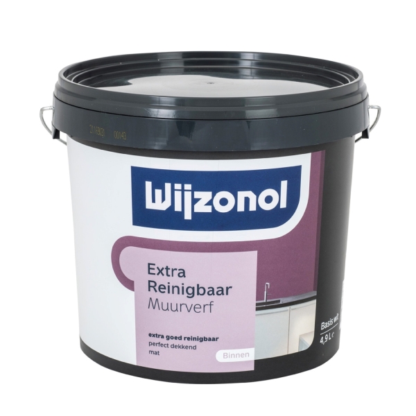 wijzonol muurverf extra reinigbaar lichte kleur 1 ltr