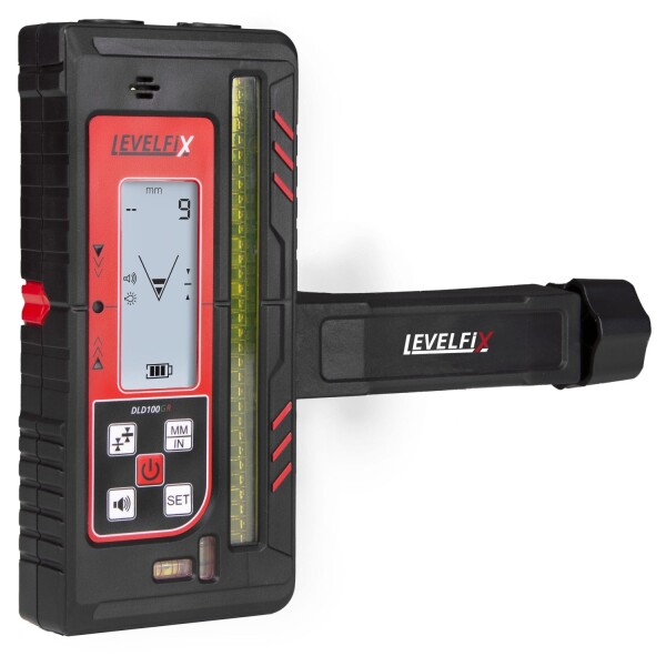 Levelfix 650H Roterende Laser Set Incl. Ontvanger In Koffer - Rood - 600m - IP66 - Detailed view of the product