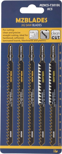 Multizaag MZHCS-T301DL Decoupeerzaagblad Hout - 5 Stuks