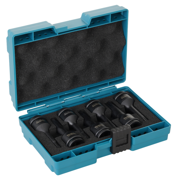 Makita 7-delige Torx Slagschroefbitset Impact Black 1/2"VK - Detailed view of the product