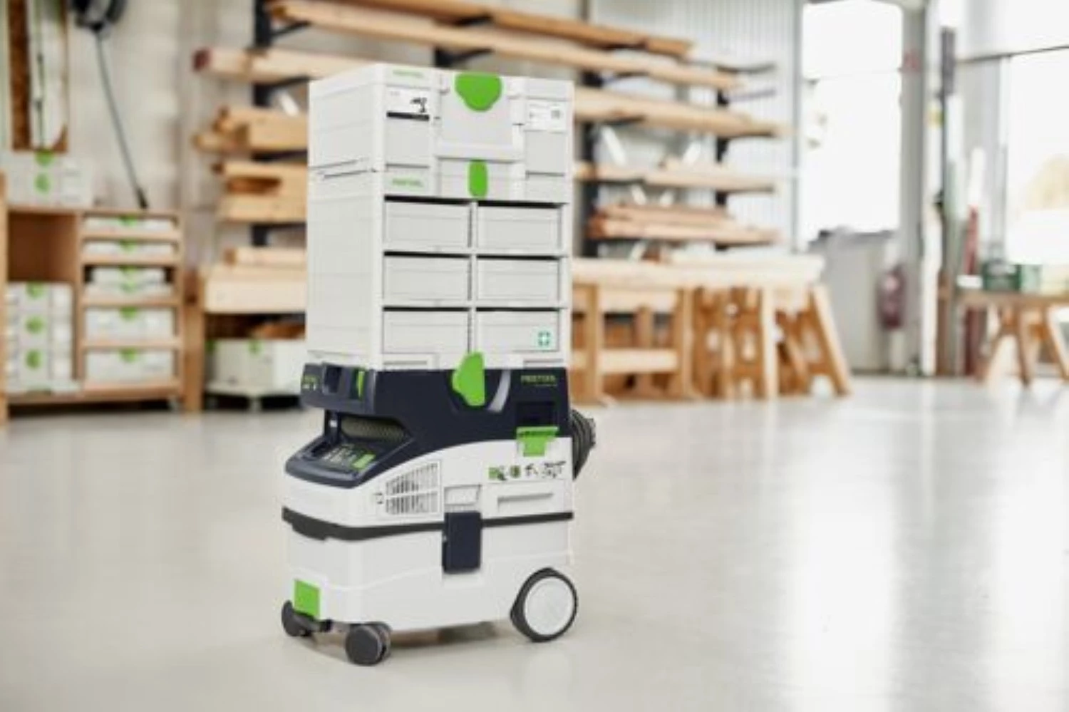 Festool SYS3-RACK 337-SET Systainer³ Rack Set Voor Systainers³ S 76 + 6x S 76 Systainer³ thumbnail 4