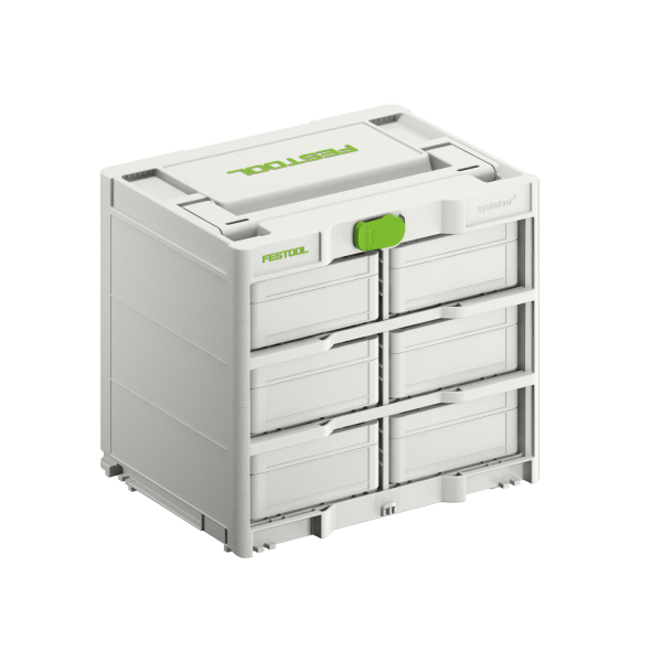 Festool SYS3-RACK 337-SET Systainer³ Rack Set Voor Systainers³ S 76 + 6x S 76 Systainer³ afbeelding