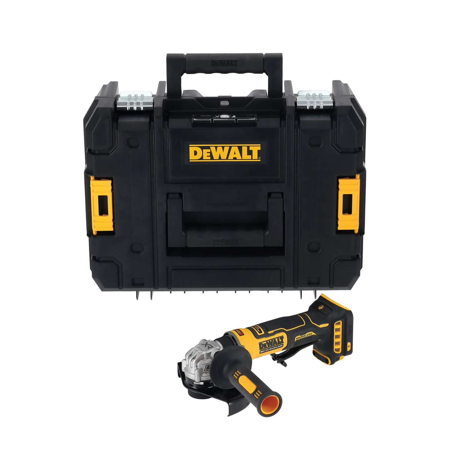 DeWALT DCG404NT 18V Li-ion Accu Compacte Haakse Slijper Body In TSTAK - 125mm