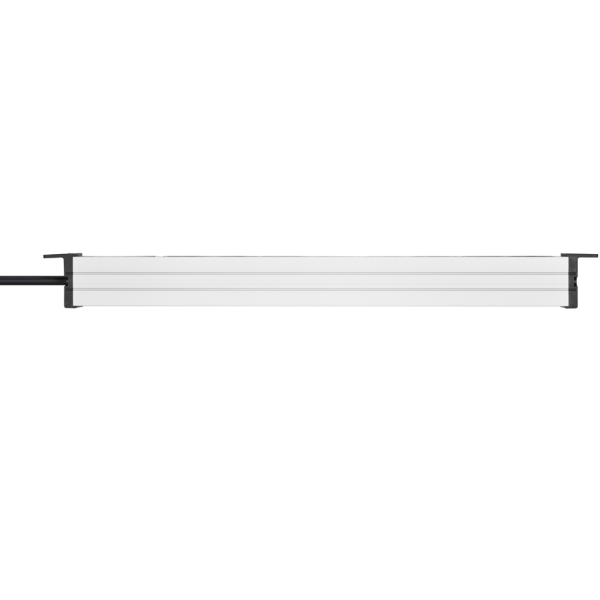 Brennenstuhl 1390007308 Alu-Line 19"Stekkerdoos Met Overspanningsbeveiliging 19.500 A - 8-voudig - 2m - H05VV-F3G1,5 - Detailed view of the product