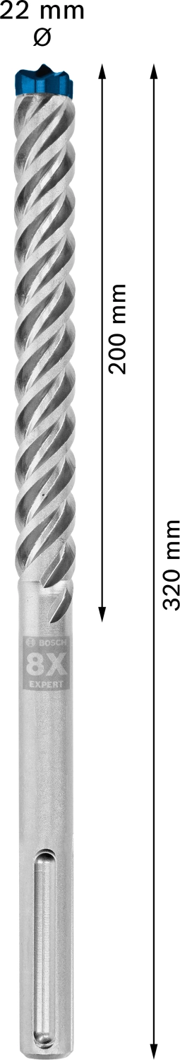 Bosch 2608900233 EXPERT Hamerboor SDS Max-8X - 22x200x320mm thumbnail 4