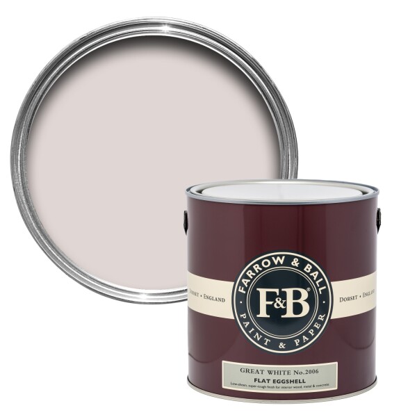 Farrow&Ball Flat Eggshell Great White No.2006 - 750ml afbeelding