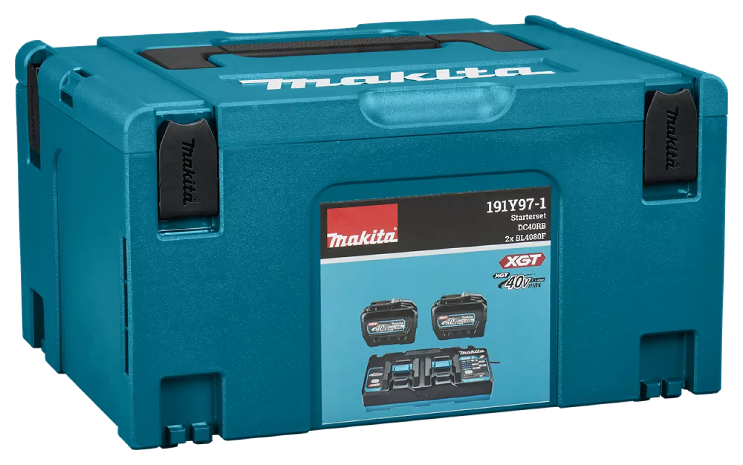 Makita 191Y97-1 40v XGT Li-ion Accu Starterset (2x 8.0Ah) + Duolader In Mbox thumbnail 3