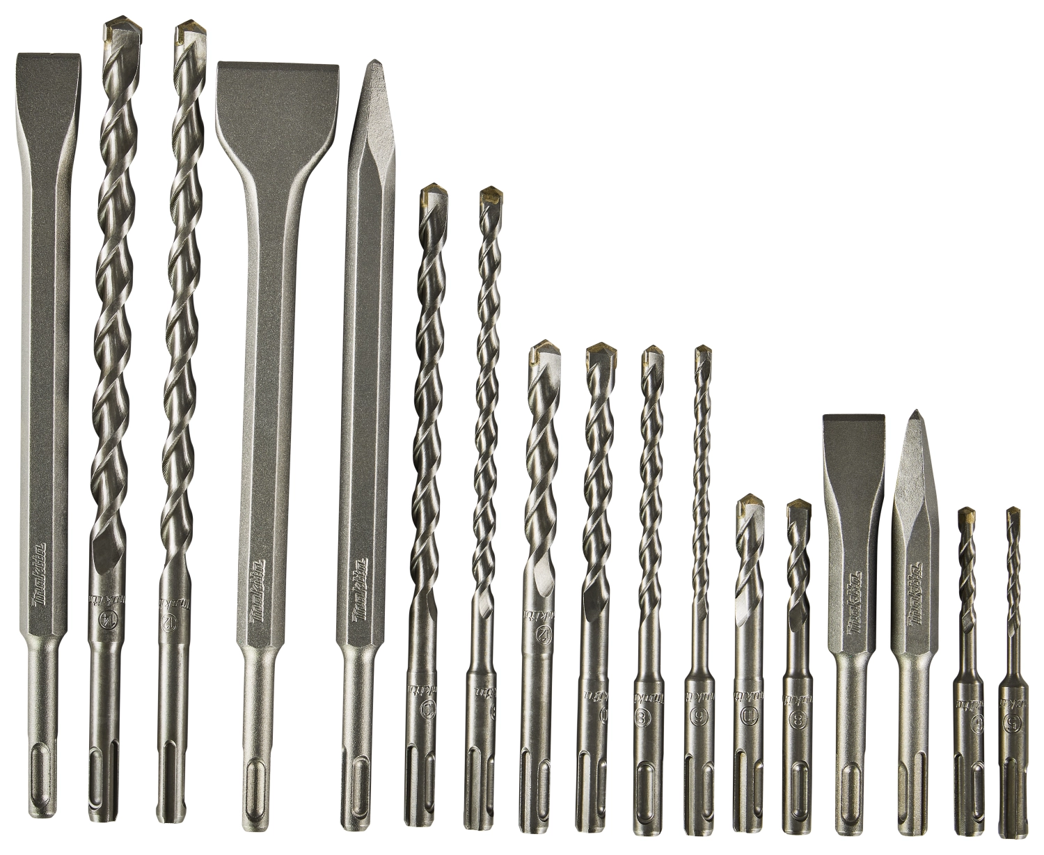 Makita D-54863 17-delige Betoonboor-/beitelset - SDS-plus thumbnail 2