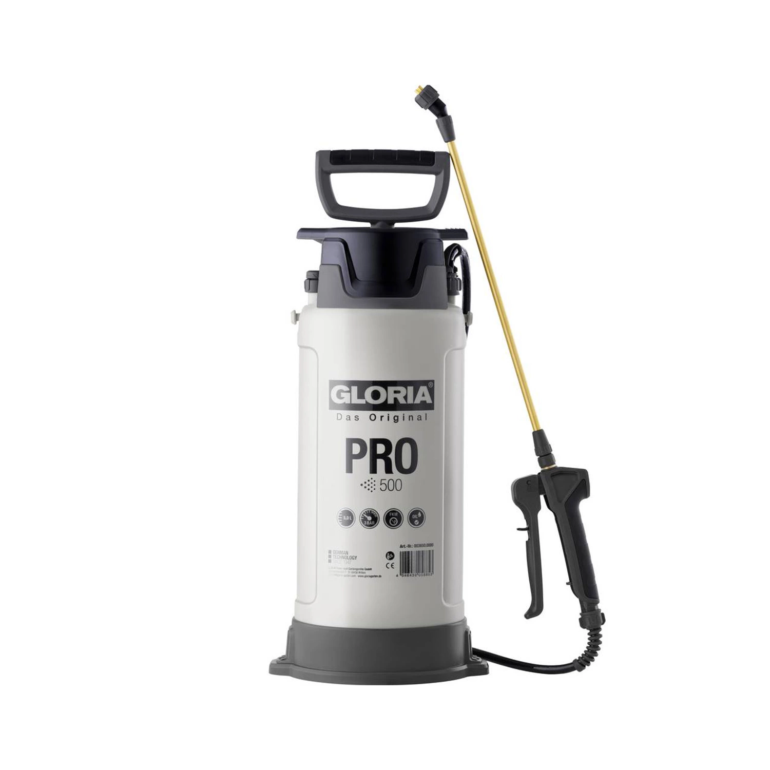 Gloria 003650.0000 Pro 500 Drukspuit 5l Viton