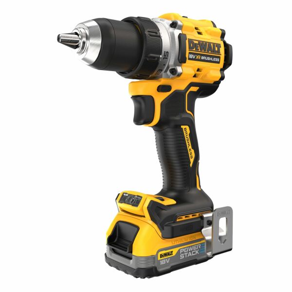 DeWALT DCD800E2T-QW 18V Li-ion XR Accu Klopboor-/schroefmachine Set (2x POWERSTACK) In TSTAK - Koolborstelloos - Detailed view of the product