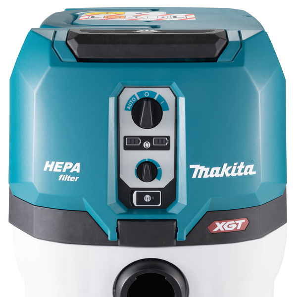 Makita VC004GLZ01 40V Max Li-ion Accu Stofzuiger Body Met AWS Zender - L-klasse - 15L - Detailed view of the product