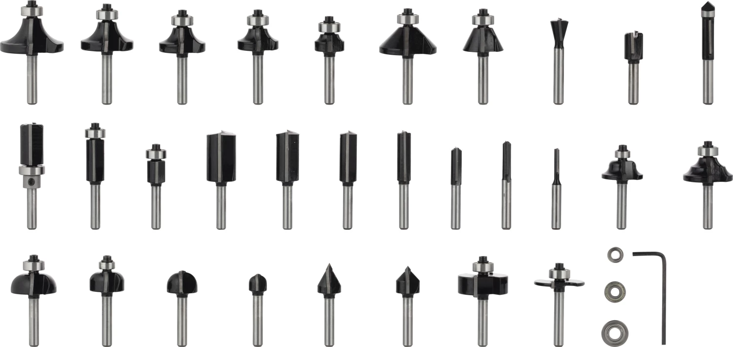 Bosch 2607017474 30-delige Frezenset In Cassette - 6mm thumbnail 2