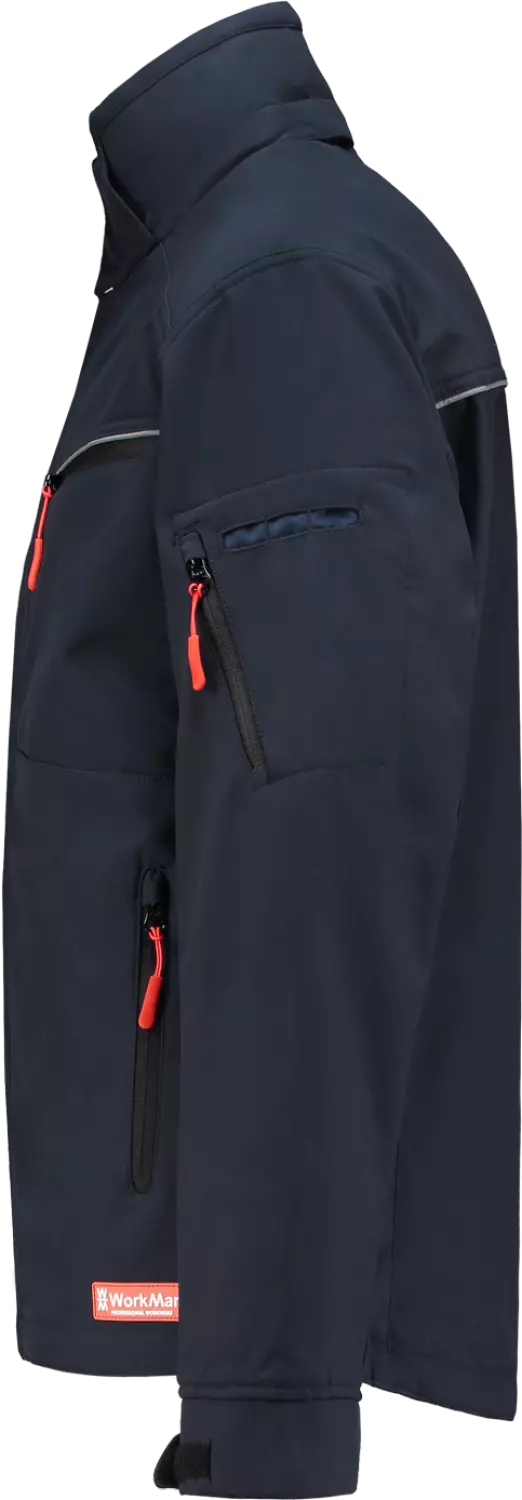Workman 2532 Softshell Jacket Winter - Navy - XL thumbnail 3