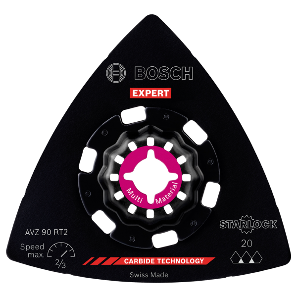Bosch 2608900045 EXPERT Starlock Carbide Schuurplateau Multimaterial AVZ90RT2