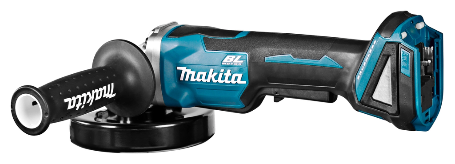 Makita DGA505Z 18V Li-Ion Accu Haakse Slijper Body - 125mm - Koolborstelloos - Softstart thumbnail 3