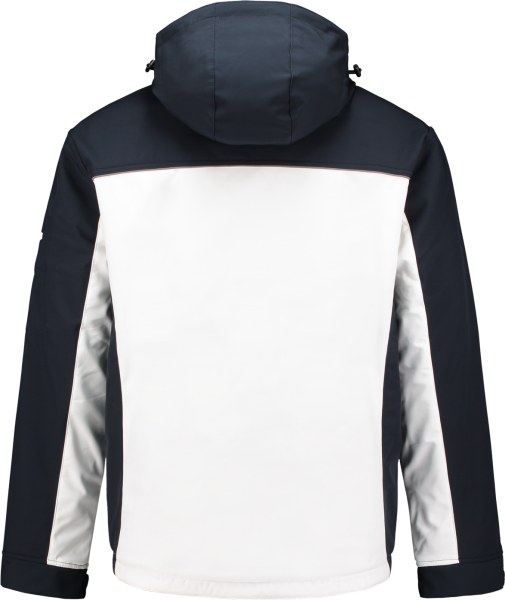 Workman 2511 Softshell Jacket Winter - Wit / Navy - 2XL - Detailed view of the product