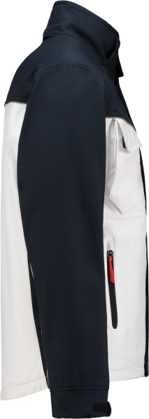 Workman 2511 Softshell Jacket Winter - Wit / Navy - 2XL - Detailed view of the product