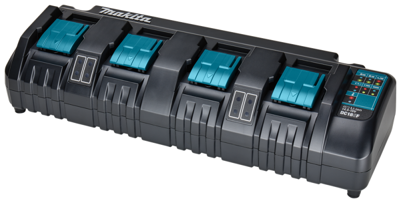 Makita DC18SF 14.4V - 18V Li-Ion Accu Multilader - 4 Accu's - Detailed view of the product