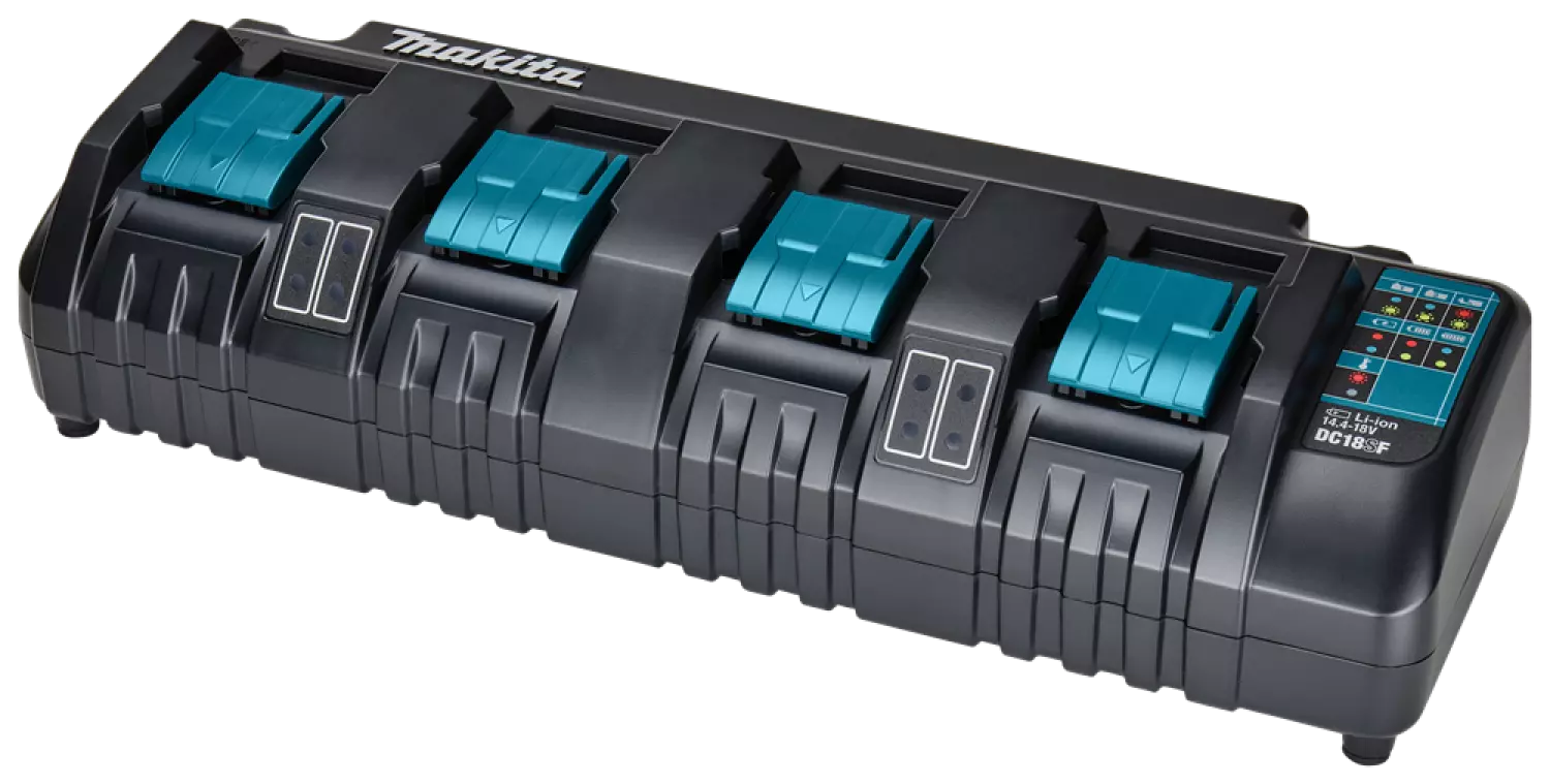 Makita DC18SF Batterijlader voor binnengebruik Zwart